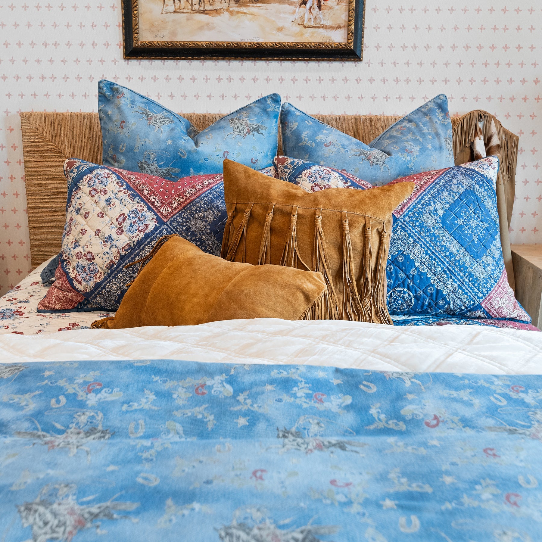 Lee Washed Denim Comforter/ Duvet Cover Set
