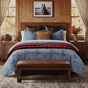 Lee Washed Denim Comforter/ Duvet Cover Set