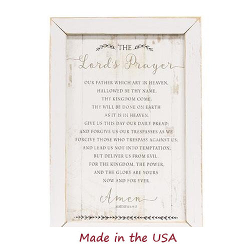 The Lord's Prayer Framed Print