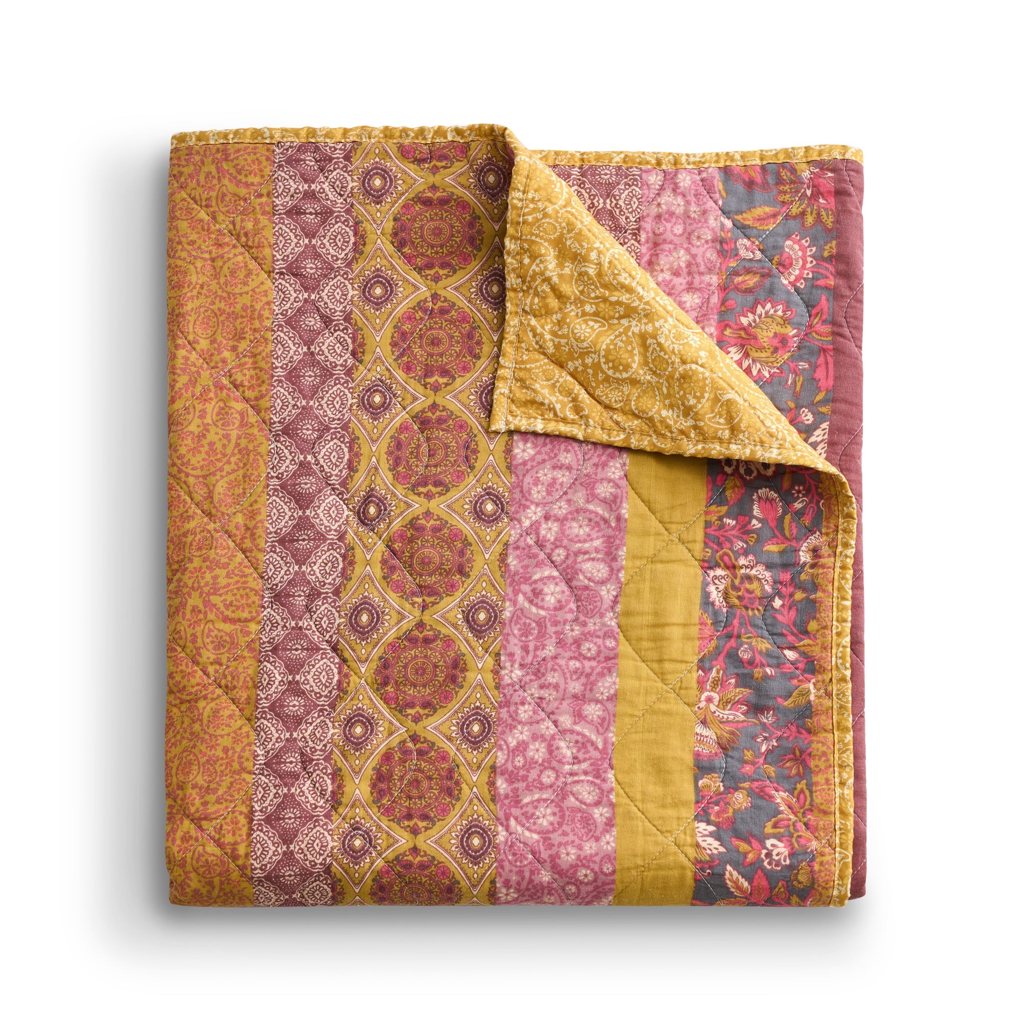Marigold Quilted Throw
