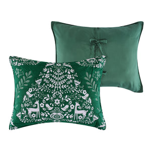 Noella Green Matelasse Pillow Sham