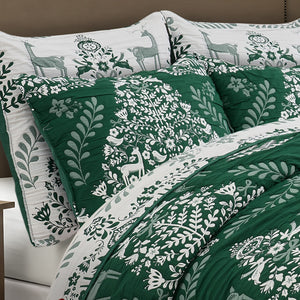 Noella Green Matelasse Pillow Sham