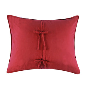 Noella Red Matelasse Pillow Sham