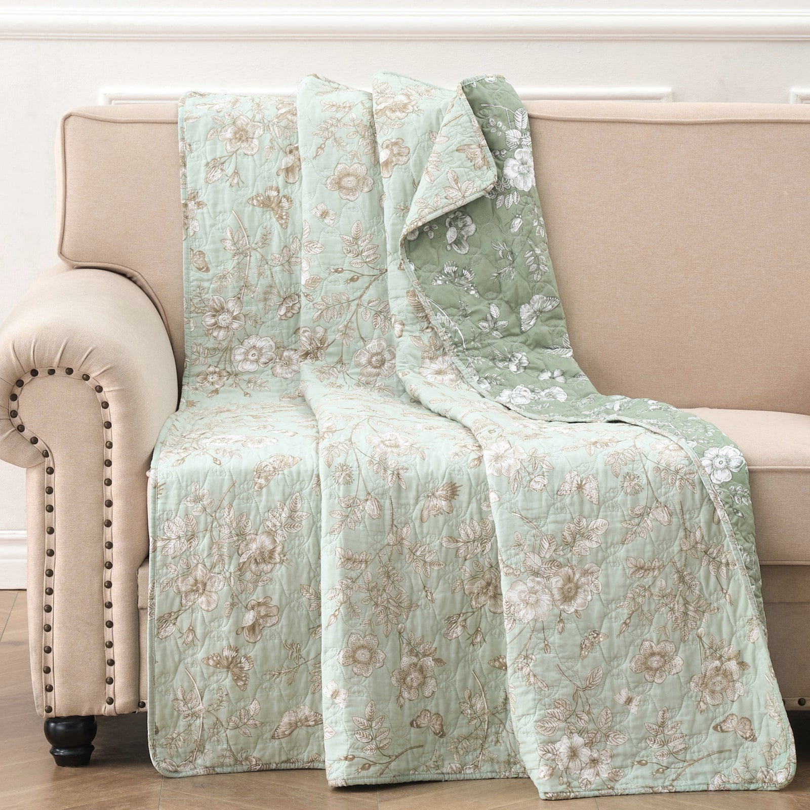 Olivia Quilted Throw