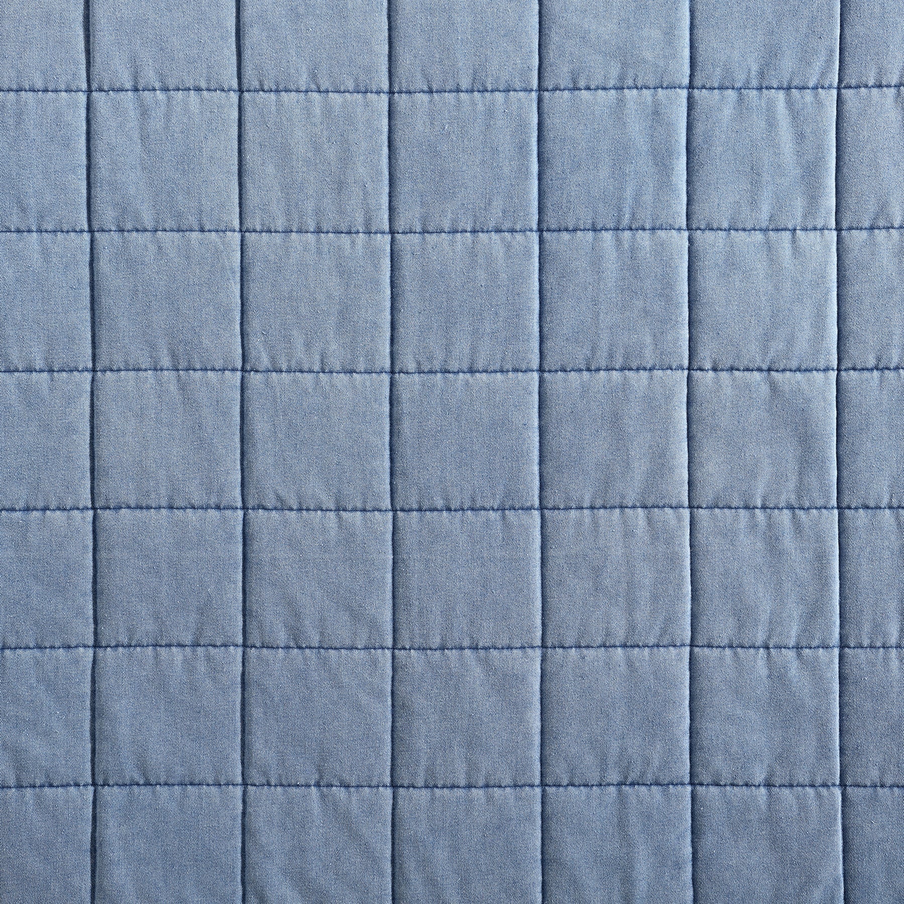 Stonewashed Denim Quilt Set