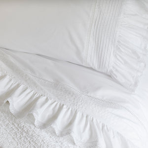 Prairie Crochet Ruffled Sheet Set
