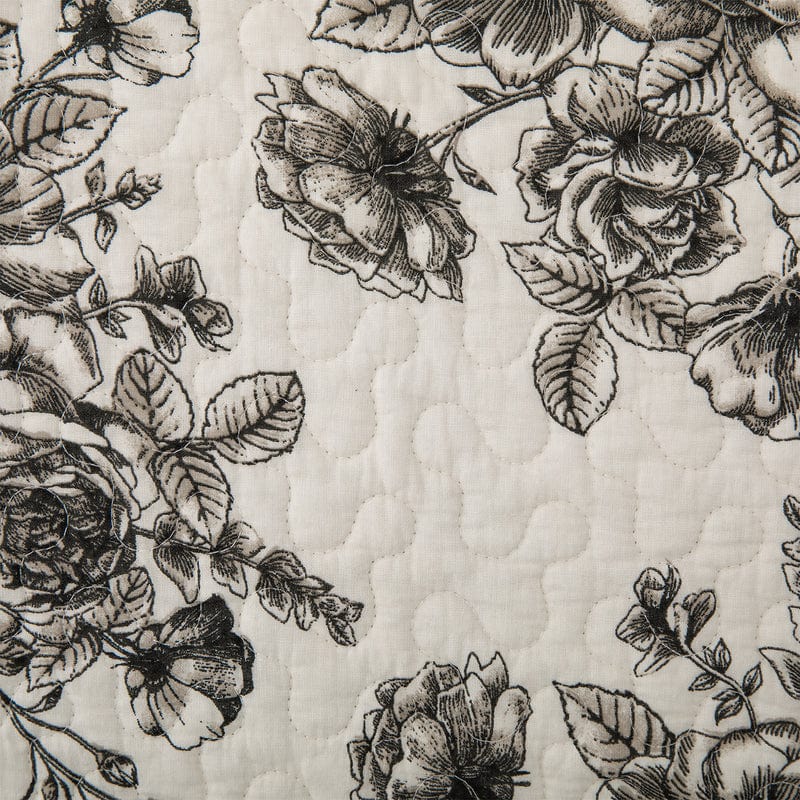 Lyla Floral Print Reversible Quilt Set