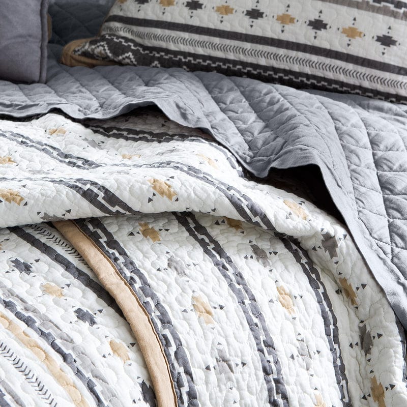 Desert Sage Reversible Quilt Set