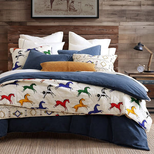 Wild Horses Reversible Quilt Set