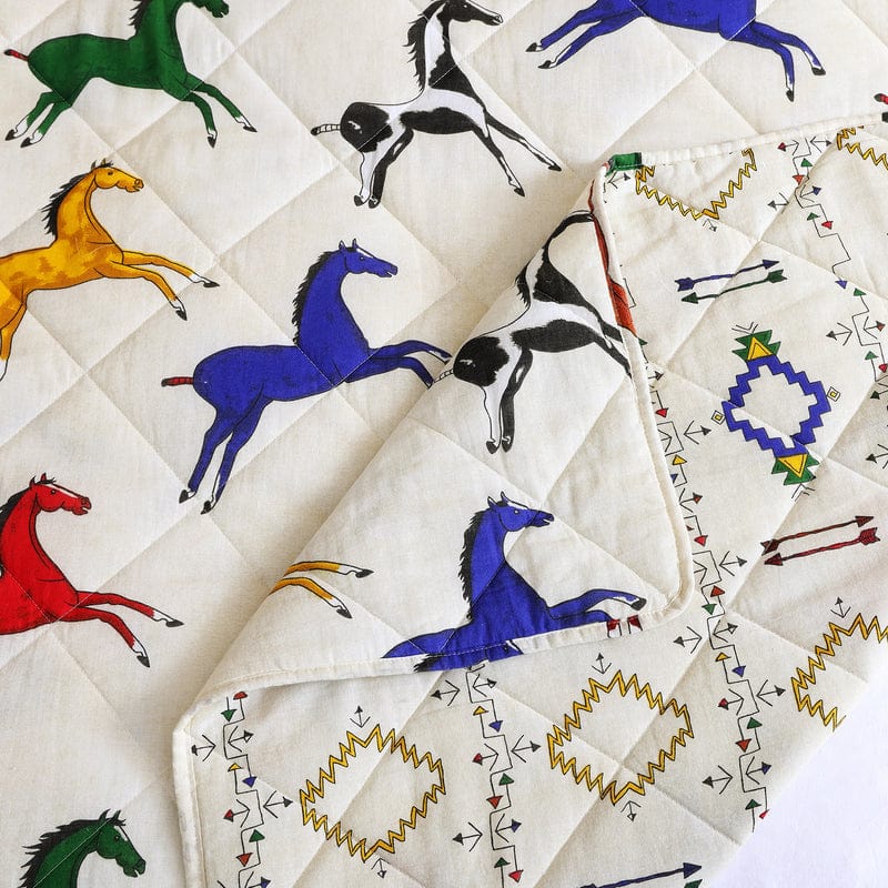 Wild Horses Reversible Quilt Set