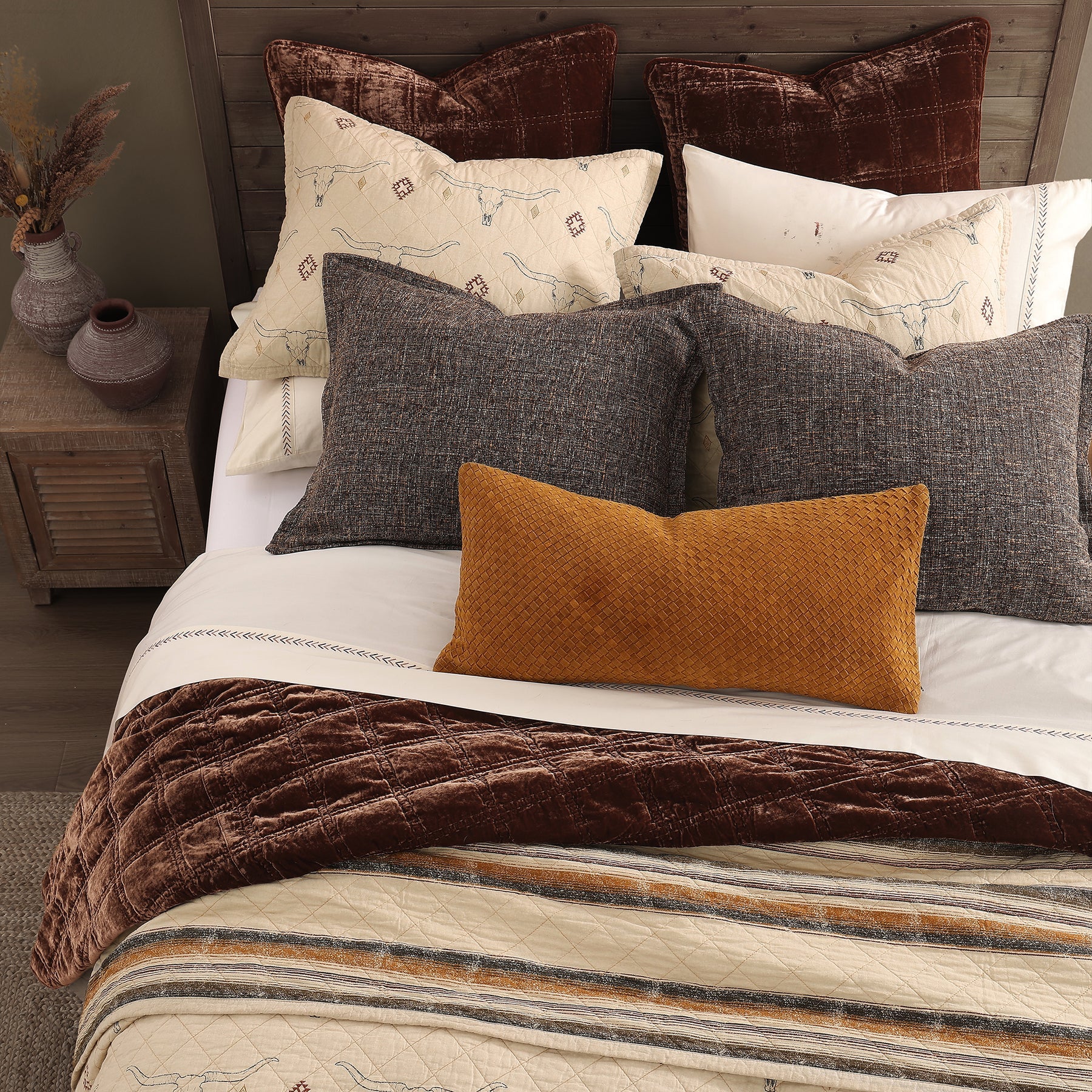 Maverick Longhorn Quilt Set