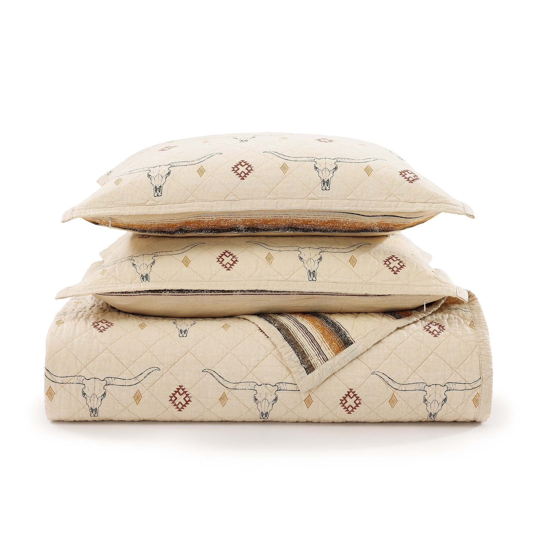 Maverick Longhorn Quilt Set