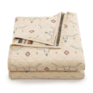 Maverick Longhorn Quilt Set