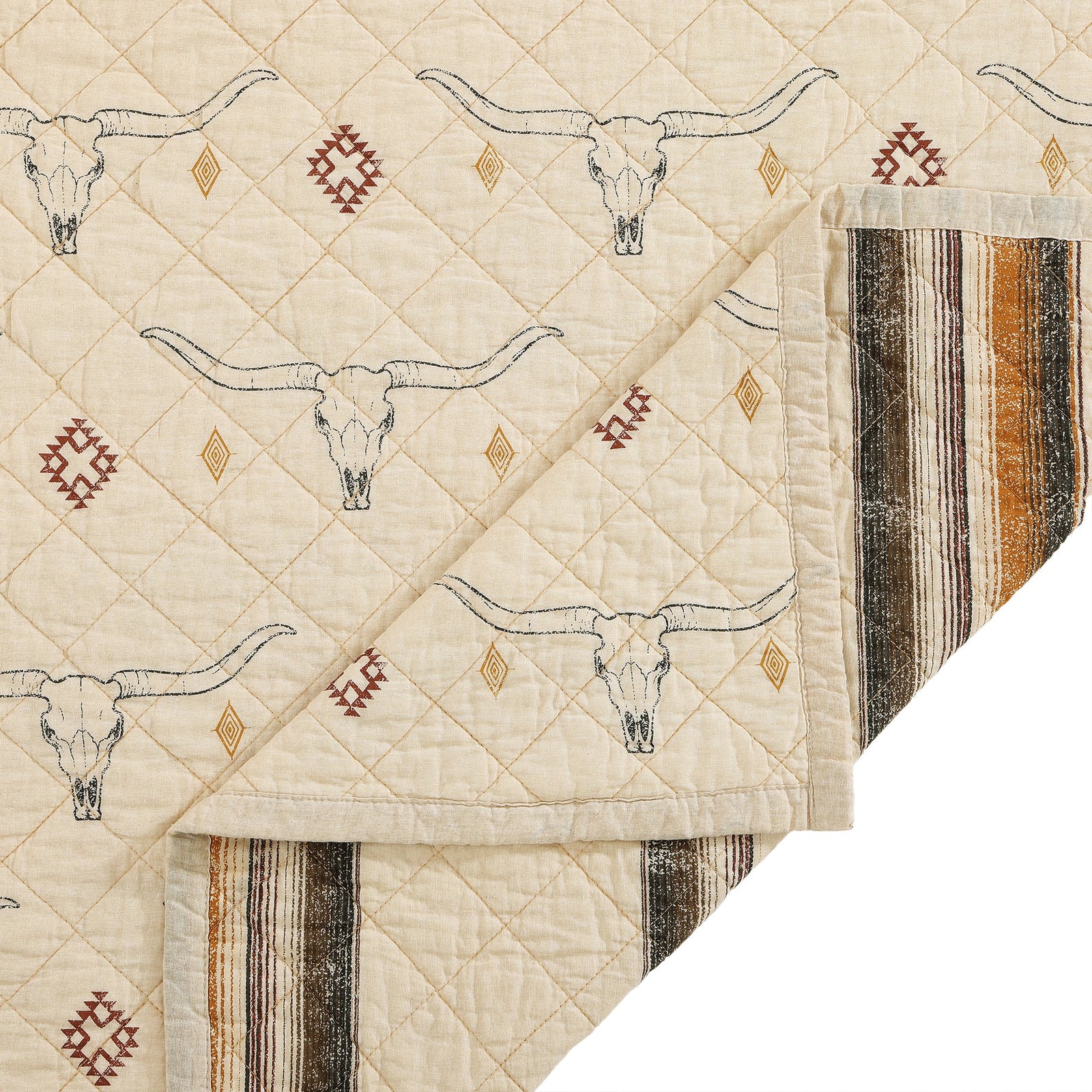 Maverick Longhorn Quilt Set