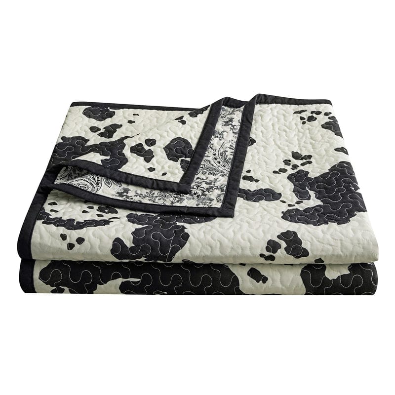 Clara Cowhide Reversible Quilt Set