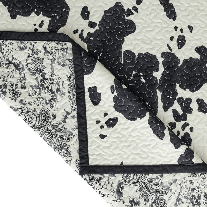 Clara Cowhide Reversible Quilt Set