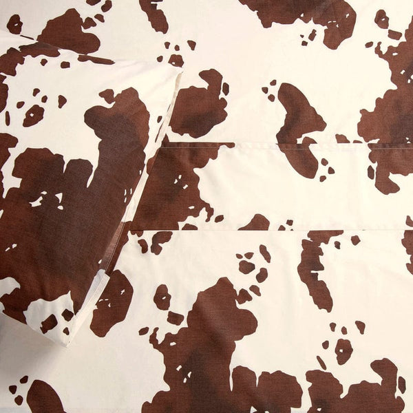 Elsa Cowhide Sheet Set - Retro Barn Country Linens