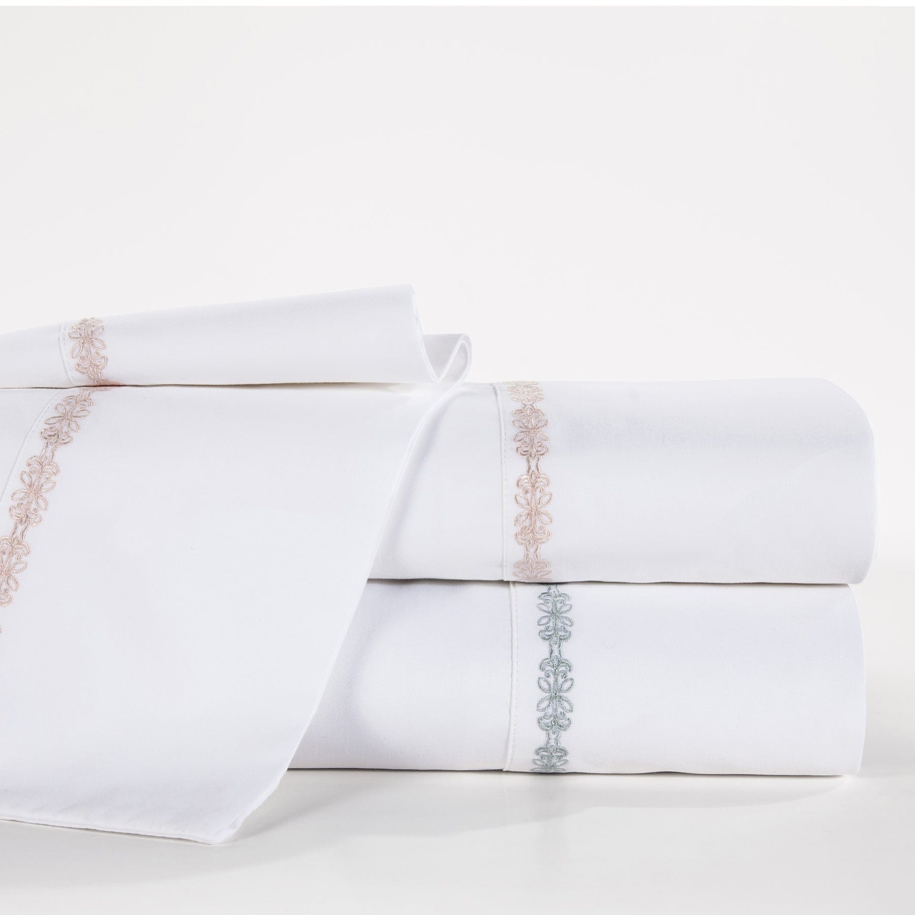 Laurel Embroidered Sheet Set