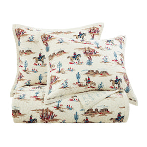 Desert Trail Reversible Quilt Set