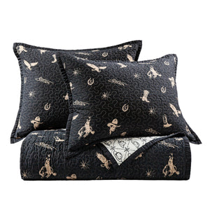 Conversation Reversible Quilt Set