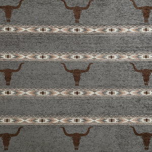 Chisholm Longhorn Chenille Jacquard Bedding Set