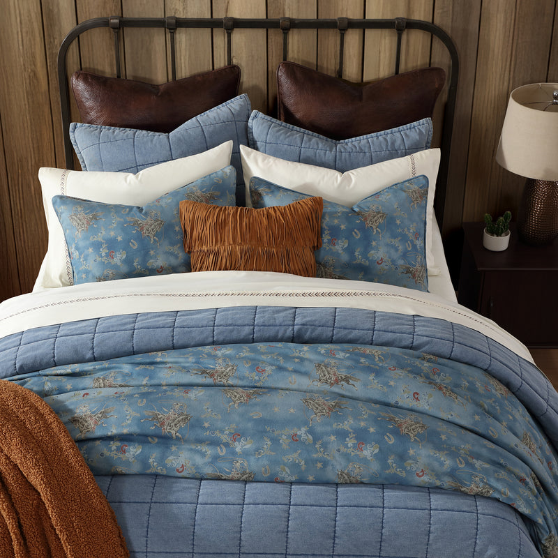 Lee Washed Denim Comforter/ Duvet Cover Set