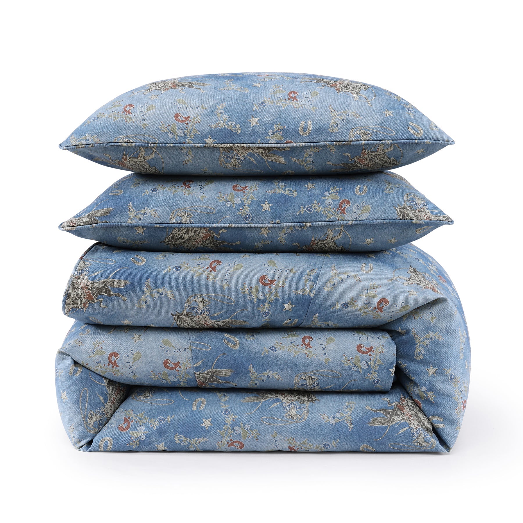 Lee Washed Denim Comforter/ Duvet Cover Set
