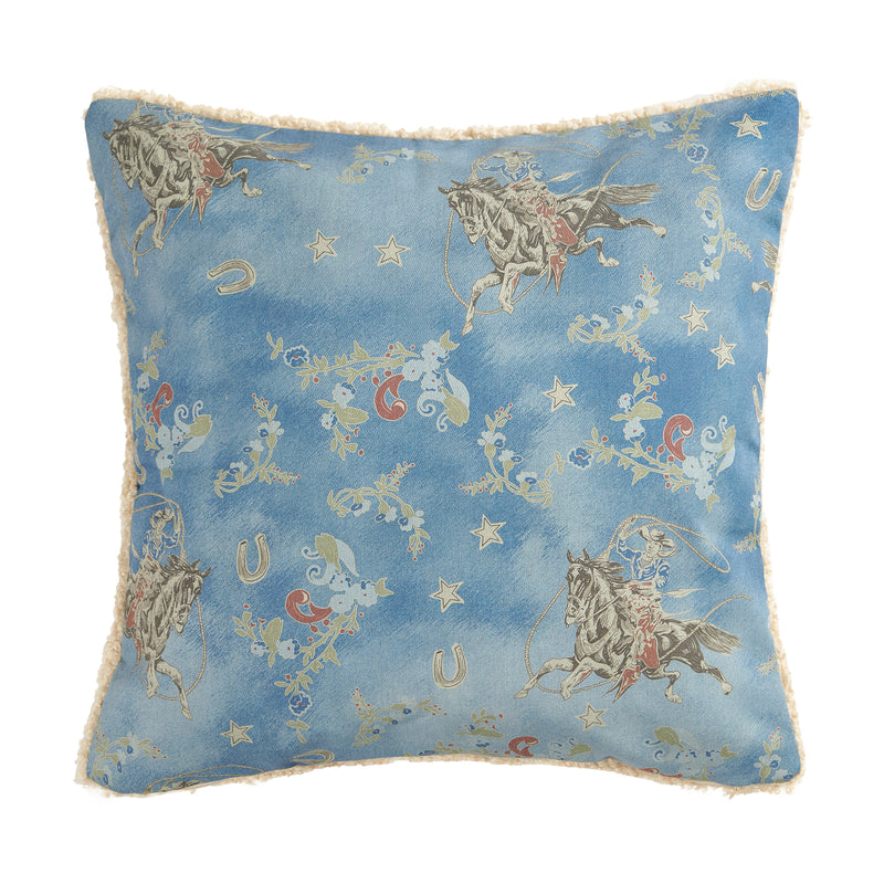 Lee Washed Denim Pillow