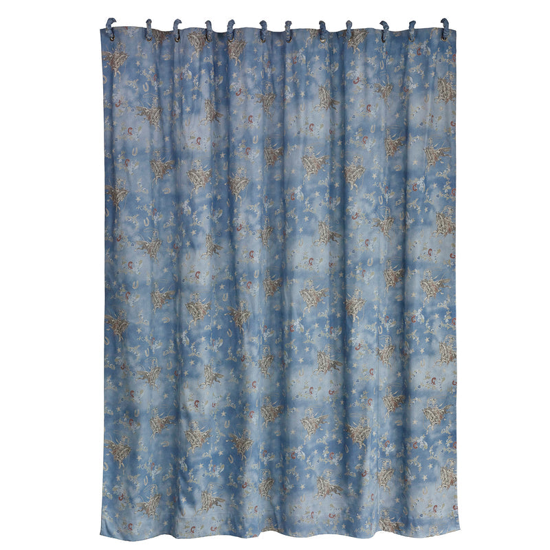 Lee Washed Denim Shower Curtain