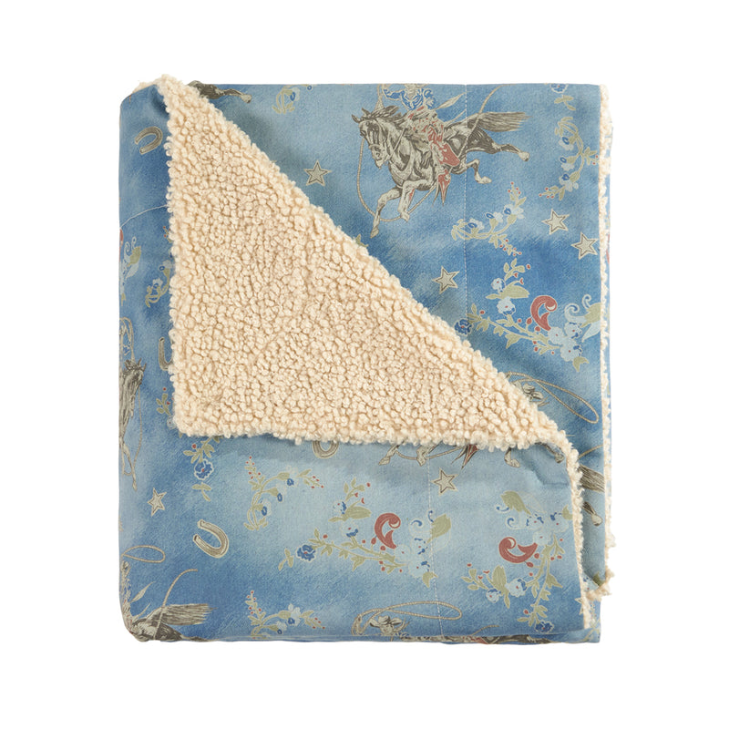 Lee Washed Denim Throw