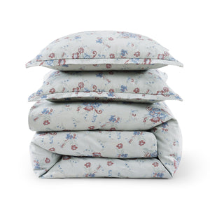 Rosabel Washed Denim Comforter/ Duvet Cover Set