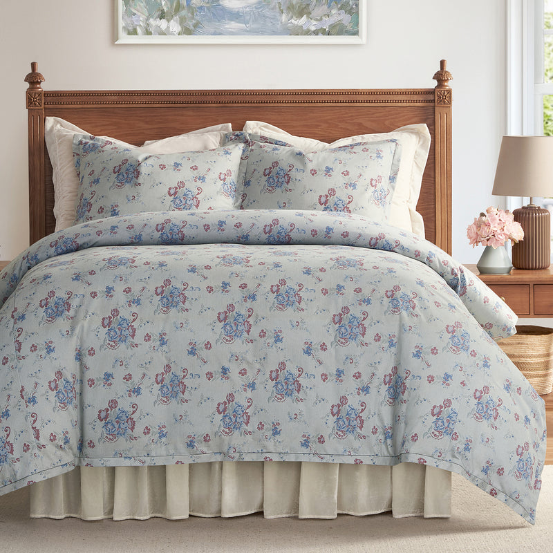 Rosabel Washed Denim Comforter/ Duvet Cover Set