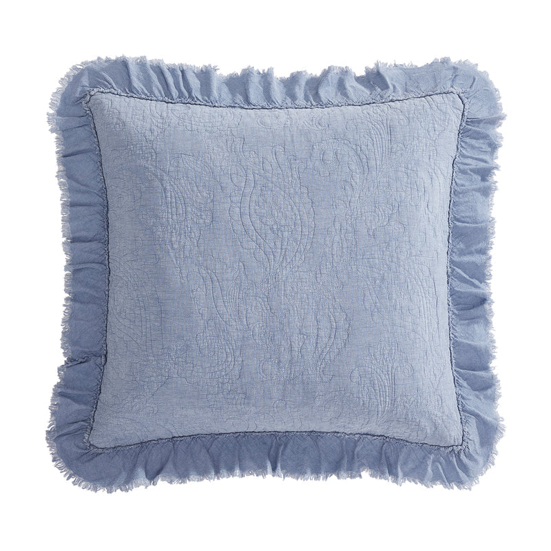 Sadie Bluebonnet Stonewashed Euro Sham