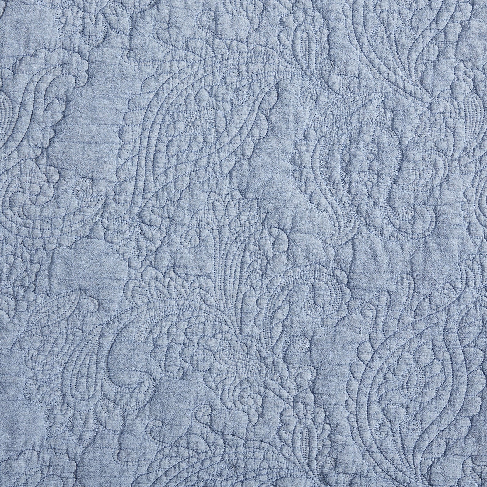 Sadie Bluebonnet Stonewashed Quilt Set
