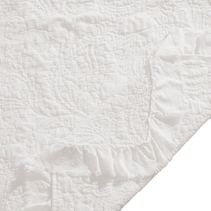 Sadie White Stonewashed Quilt Set