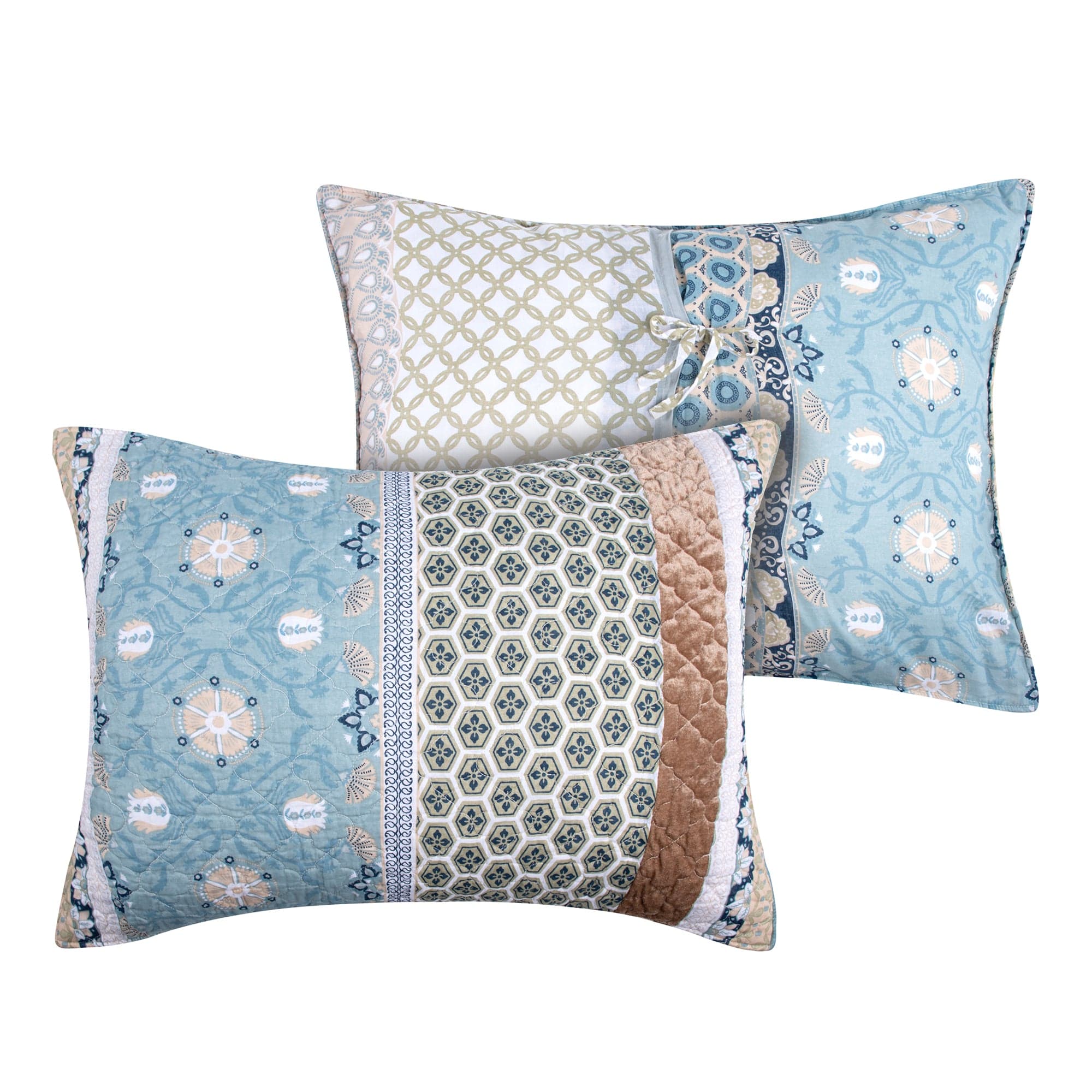 Thalia Blue Bedspread Set