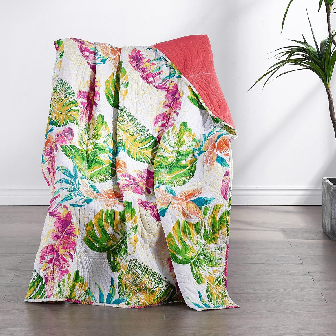 Tropics Quilted Throw