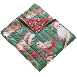 Willow Holiday Quilted Throw