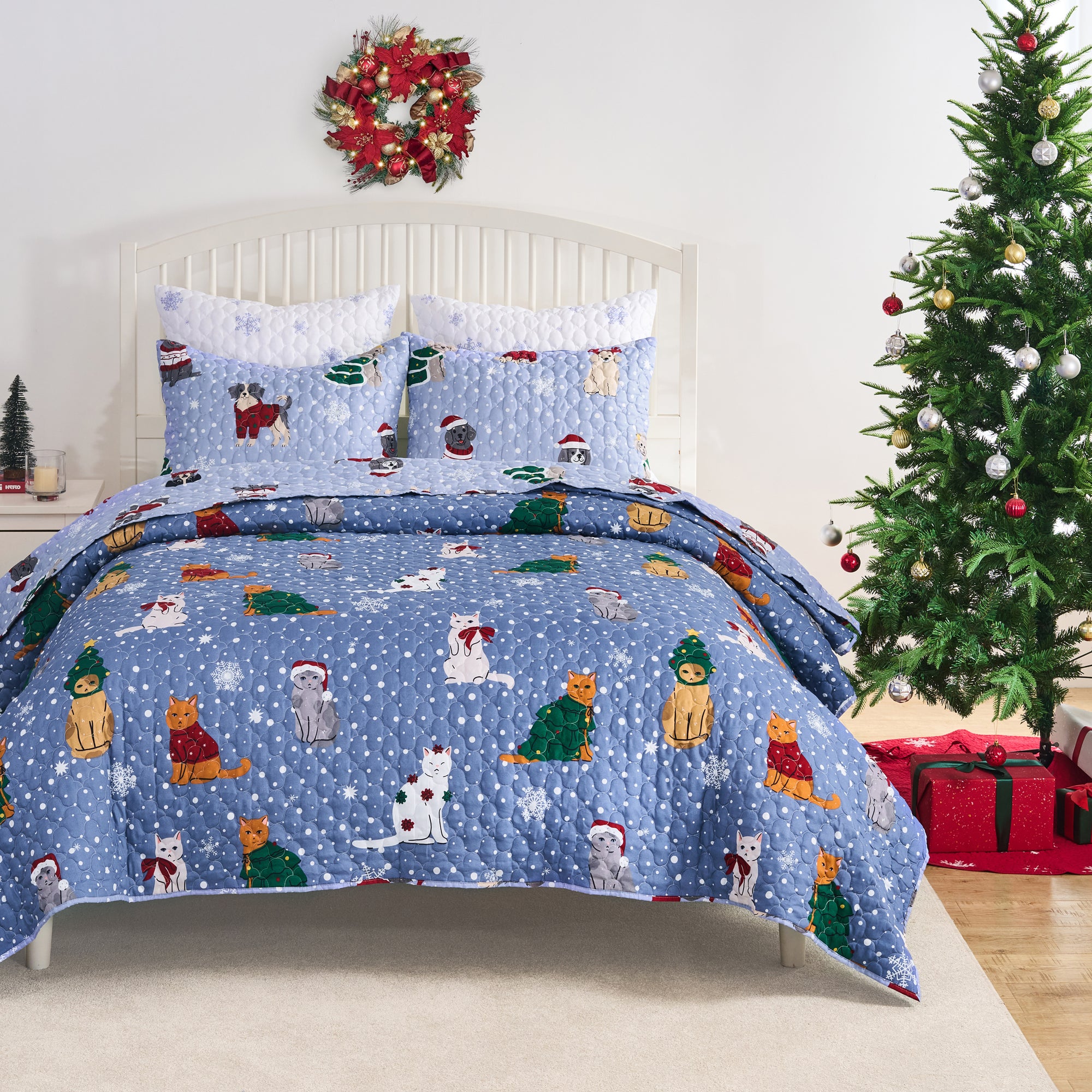 Winter Whiskers Quilt Set