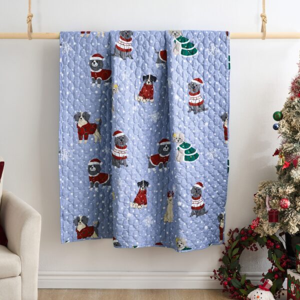 Winter Whiskers Throw Blanket