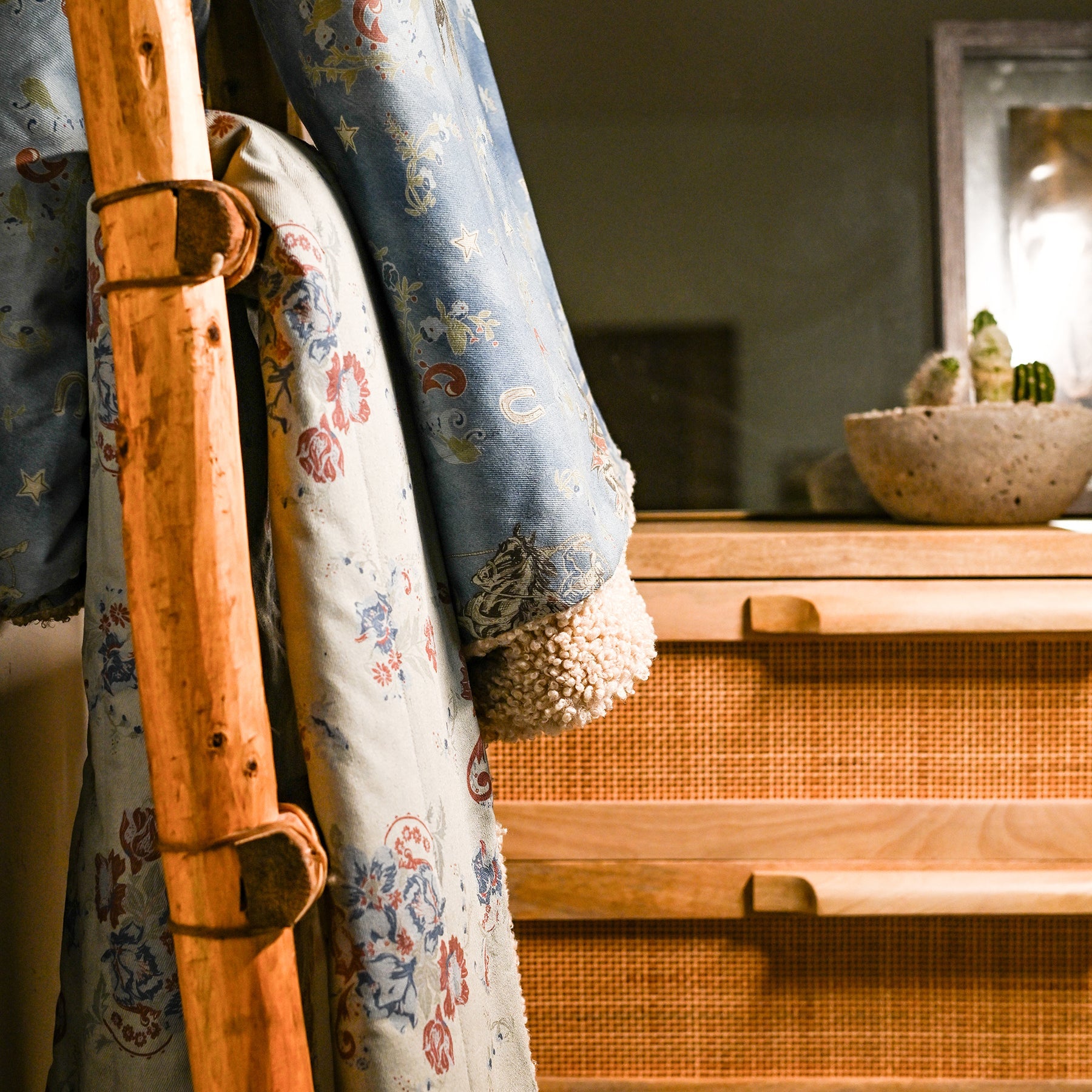 Rosabel Washed Denim Throw