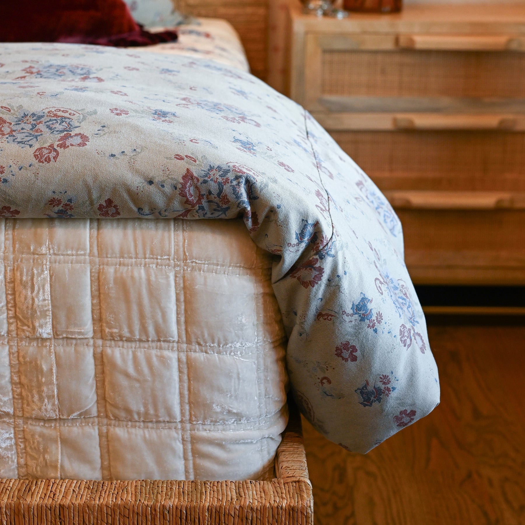 Rosabel Washed Denim Comforter/ Duvet Cover Set