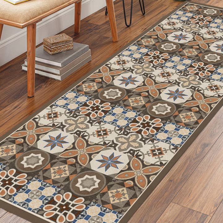 Verona Tile Vinyl Floor Mat