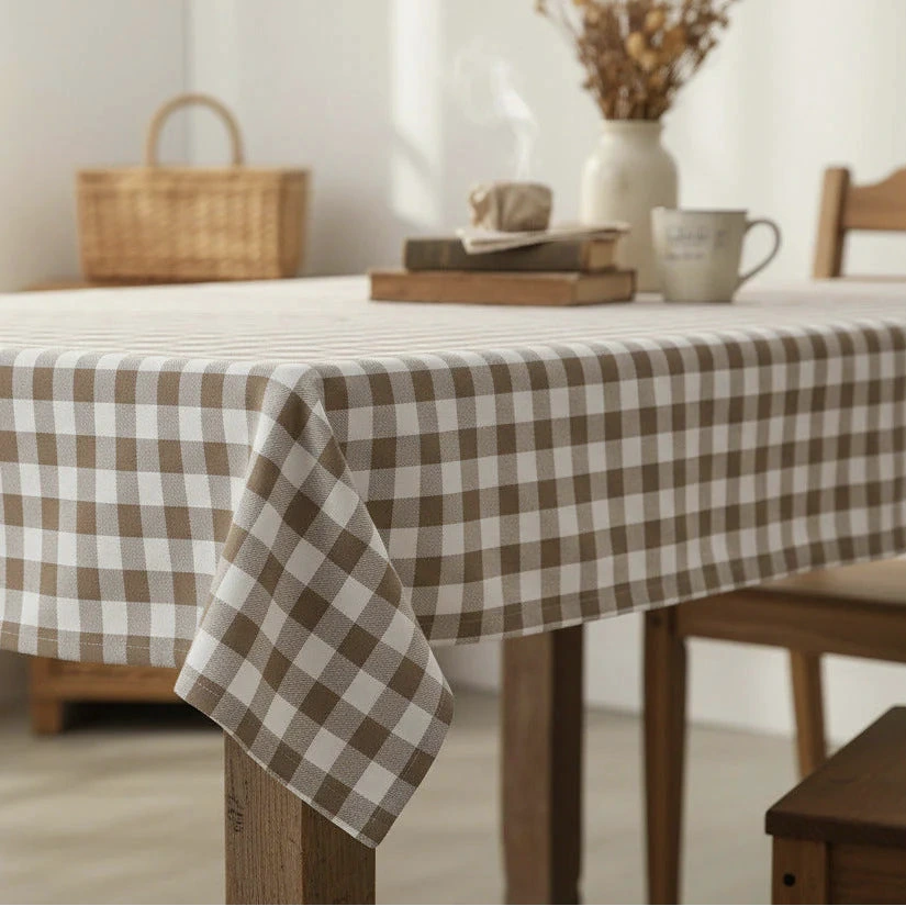 Annie Portabella Buffalo Check Table Topper 40" x 40"