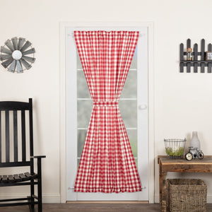 Annie Buffalo Check Door Panel - Red