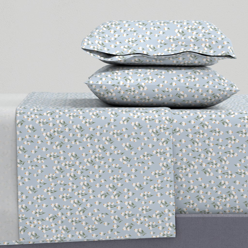 Coneflower Print Cotton Sheet Set