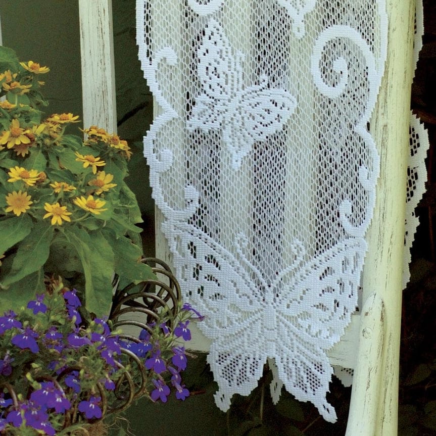 Cottage Butterflies Runner 54"