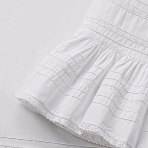Prairie Crochet Ruffled Sheet Set