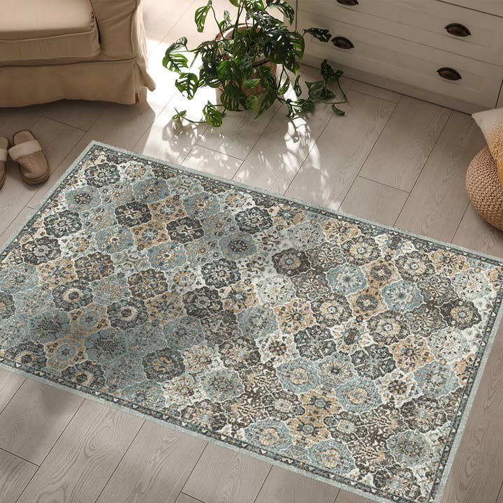 Mumbai Kilim Vinyl Floor Mat