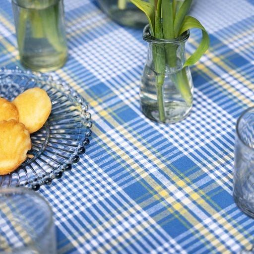 Provence Plaid Tablecloth